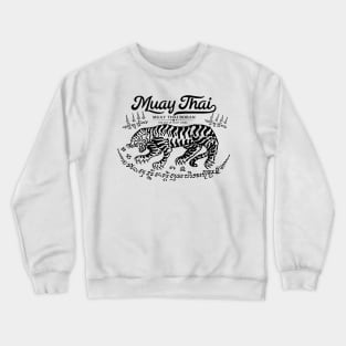 Muay Thai Tattoo Tiger Crewneck Sweatshirt